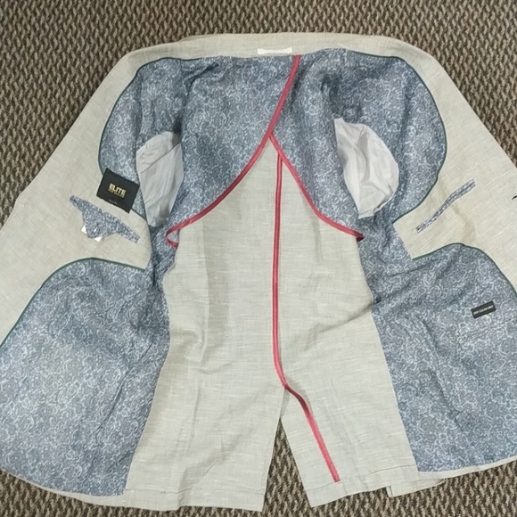 Peter England elite 100% linen jacket eurofit  40 - Picture 5 of 8